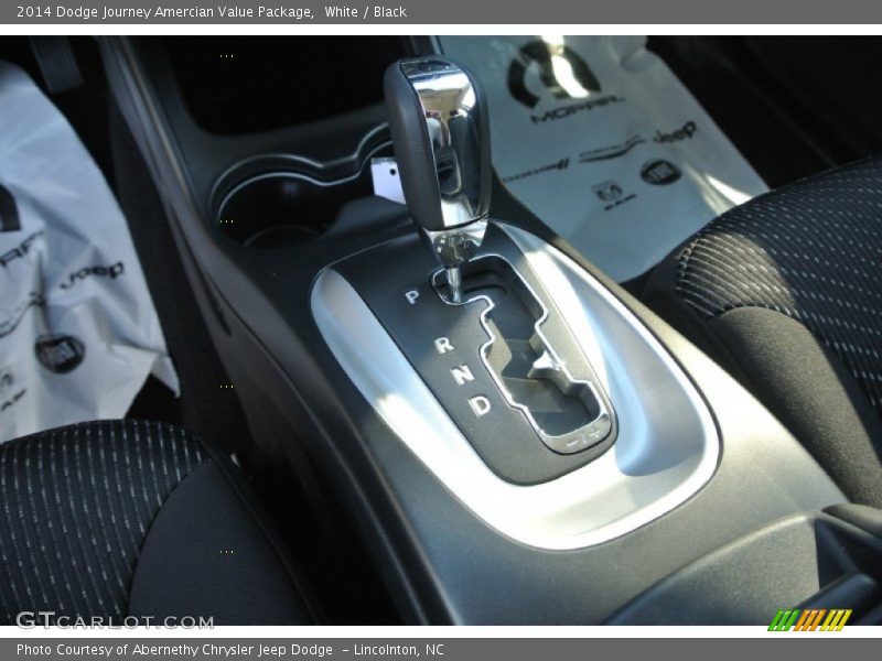 White / Black 2014 Dodge Journey Amercian Value Package