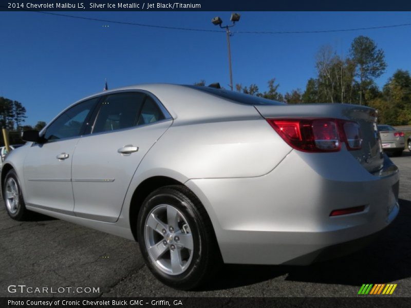 Silver Ice Metallic / Jet Black/Titanium 2014 Chevrolet Malibu LS