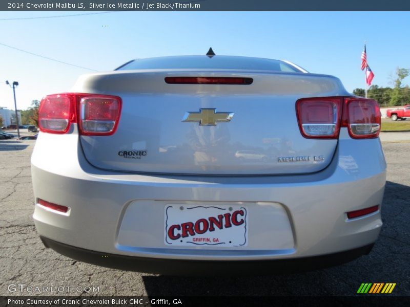 Silver Ice Metallic / Jet Black/Titanium 2014 Chevrolet Malibu LS