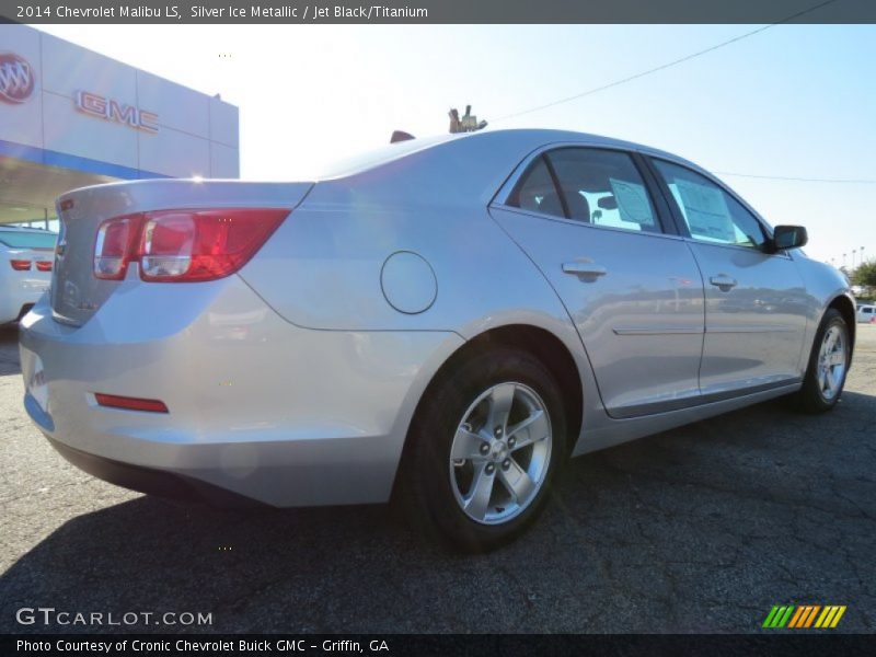 Silver Ice Metallic / Jet Black/Titanium 2014 Chevrolet Malibu LS
