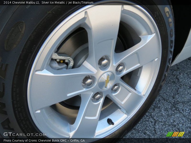 Silver Ice Metallic / Jet Black/Titanium 2014 Chevrolet Malibu LS