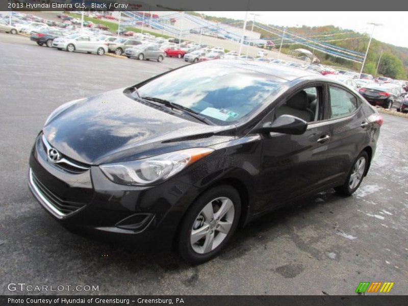 Black / Gray 2013 Hyundai Elantra GLS