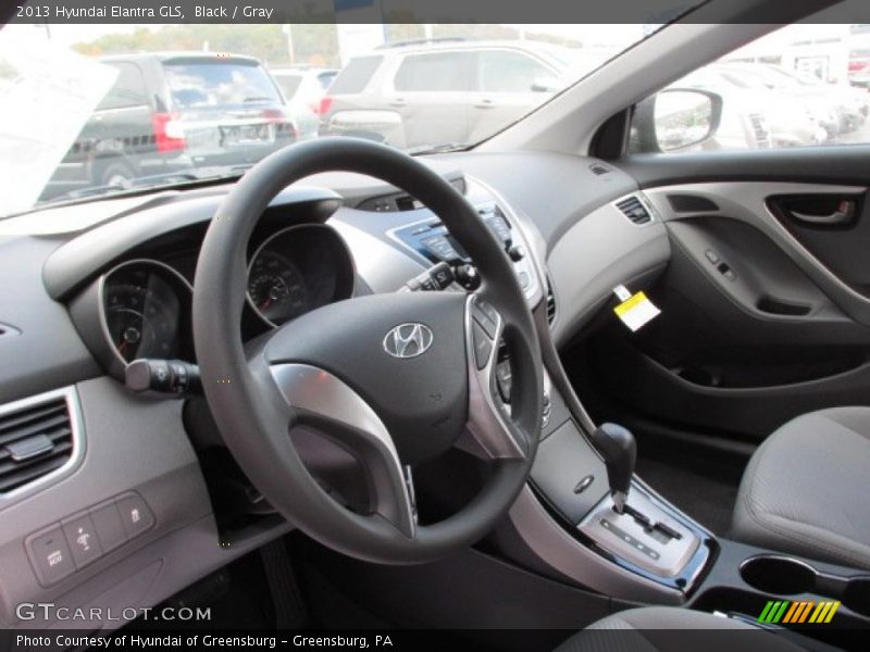 Black / Gray 2013 Hyundai Elantra GLS