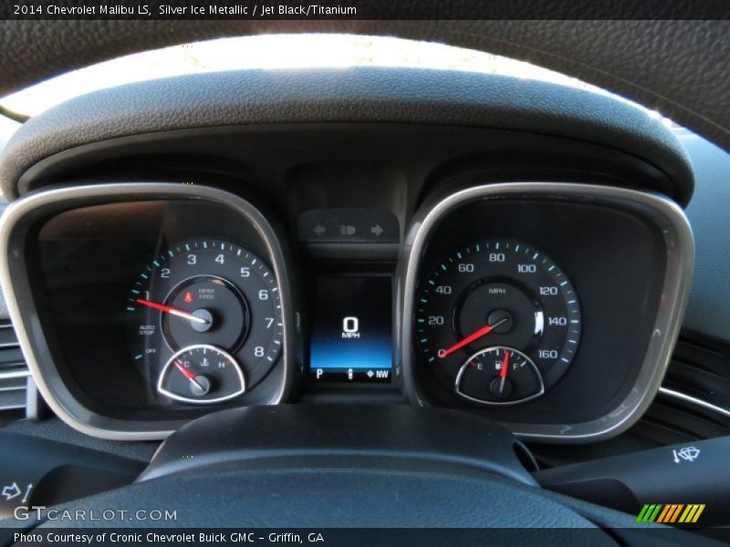 Silver Ice Metallic / Jet Black/Titanium 2014 Chevrolet Malibu LS