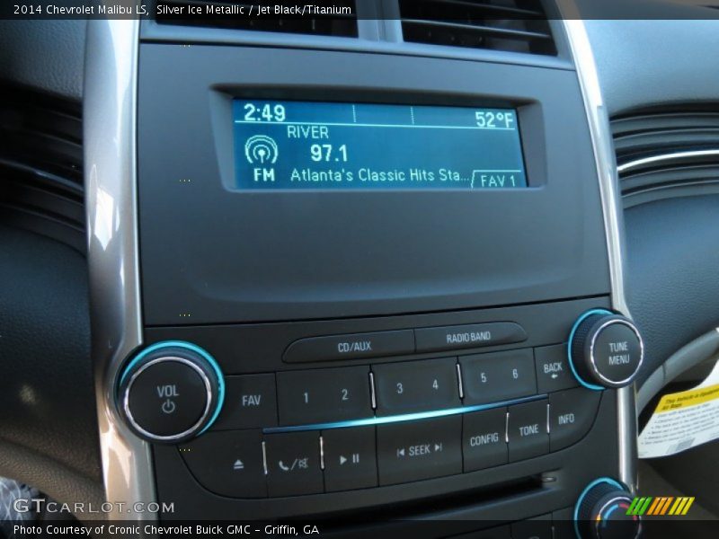 Silver Ice Metallic / Jet Black/Titanium 2014 Chevrolet Malibu LS