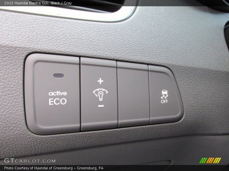 Black / Gray 2013 Hyundai Elantra GLS