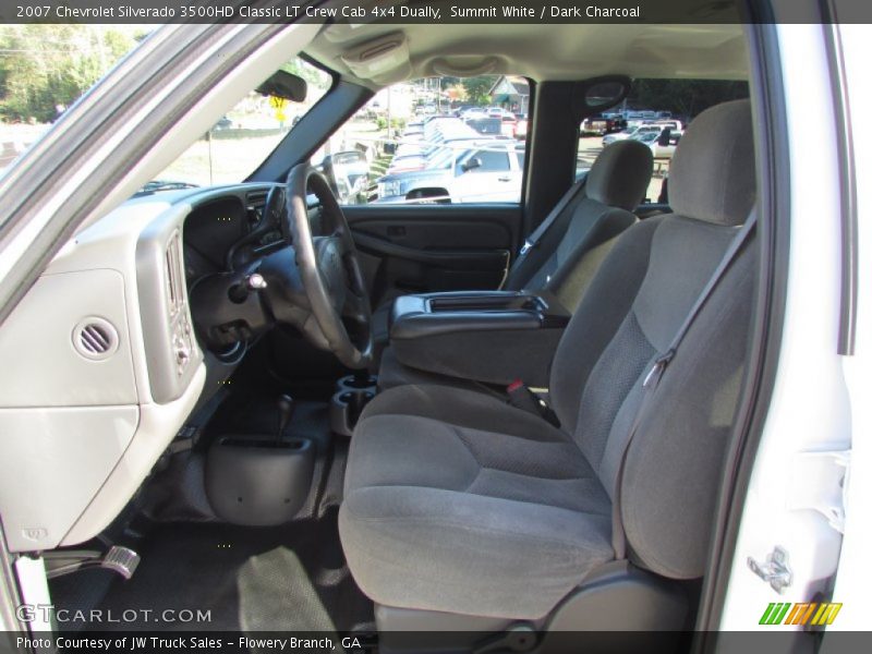 Summit White / Dark Charcoal 2007 Chevrolet Silverado 3500HD Classic LT Crew Cab 4x4 Dually