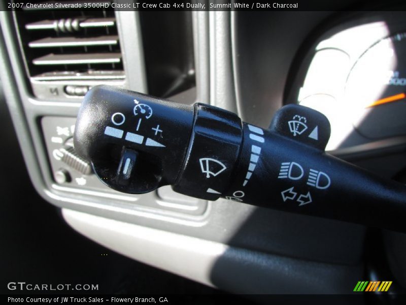 Summit White / Dark Charcoal 2007 Chevrolet Silverado 3500HD Classic LT Crew Cab 4x4 Dually