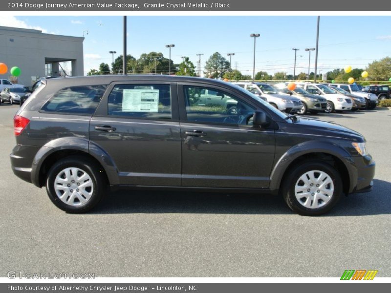 Granite Crystal Metallic / Black 2014 Dodge Journey Amercian Value Package