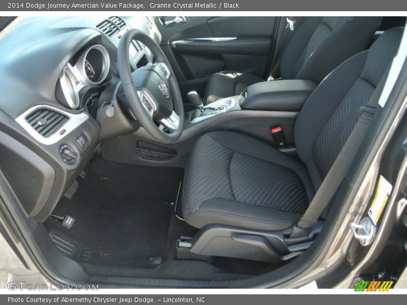 Granite Crystal Metallic / Black 2014 Dodge Journey Amercian Value Package