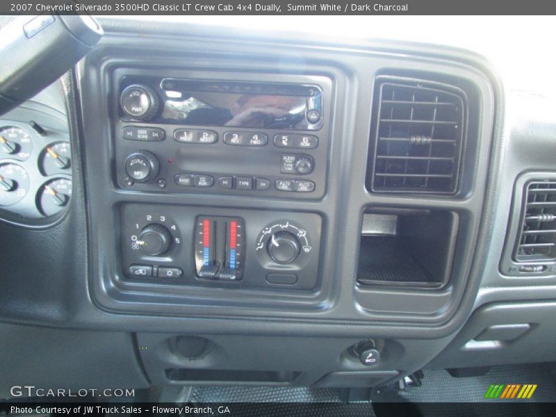 Summit White / Dark Charcoal 2007 Chevrolet Silverado 3500HD Classic LT Crew Cab 4x4 Dually