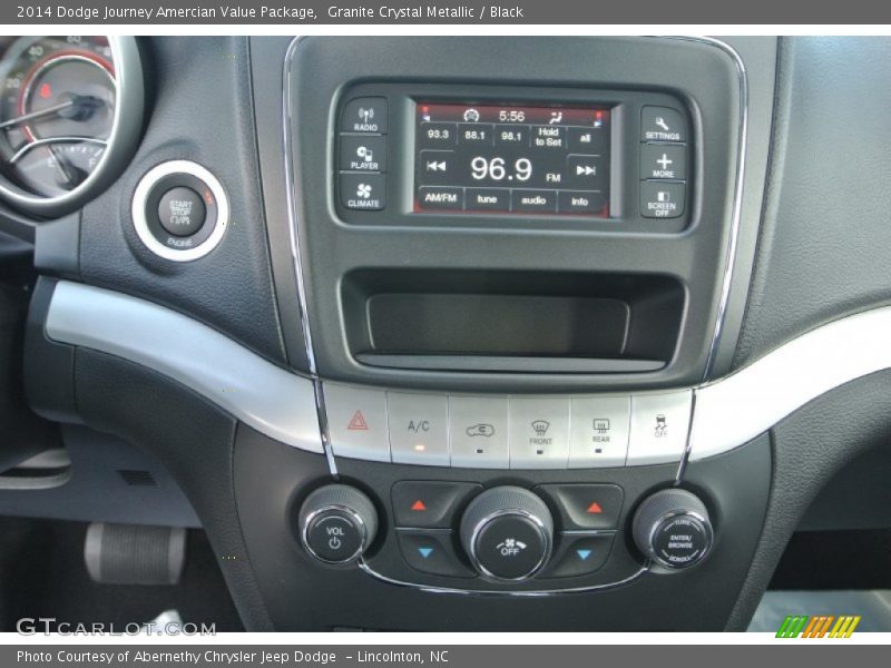 Granite Crystal Metallic / Black 2014 Dodge Journey Amercian Value Package