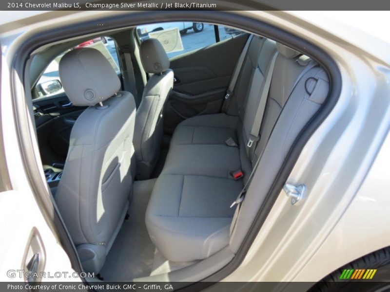 Champagne Silver Metallic / Jet Black/Titanium 2014 Chevrolet Malibu LS