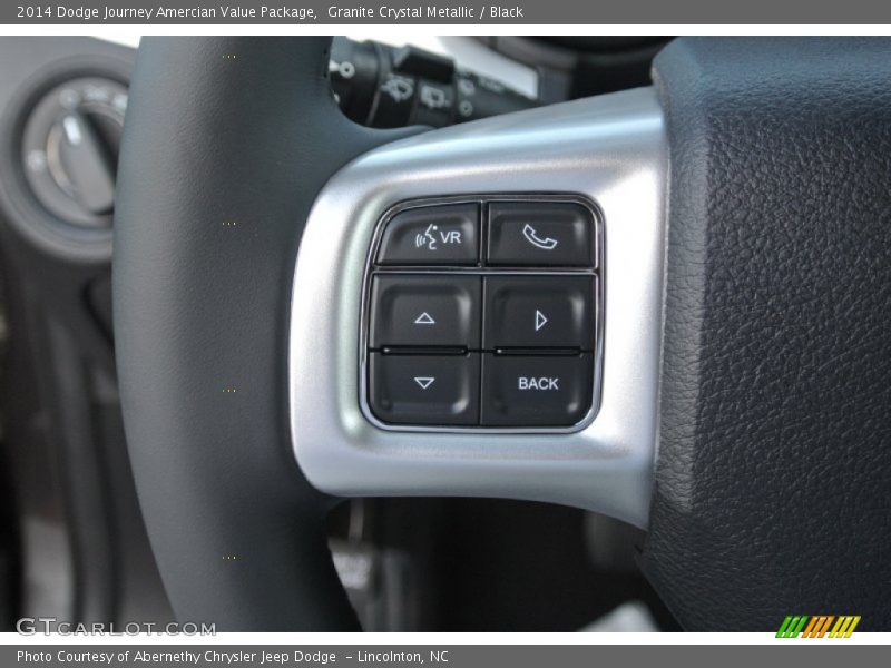 Granite Crystal Metallic / Black 2014 Dodge Journey Amercian Value Package