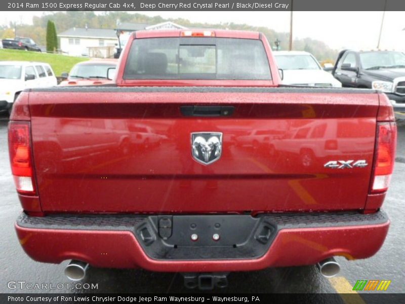 Deep Cherry Red Crystal Pearl / Black/Diesel Gray 2014 Ram 1500 Express Regular Cab 4x4