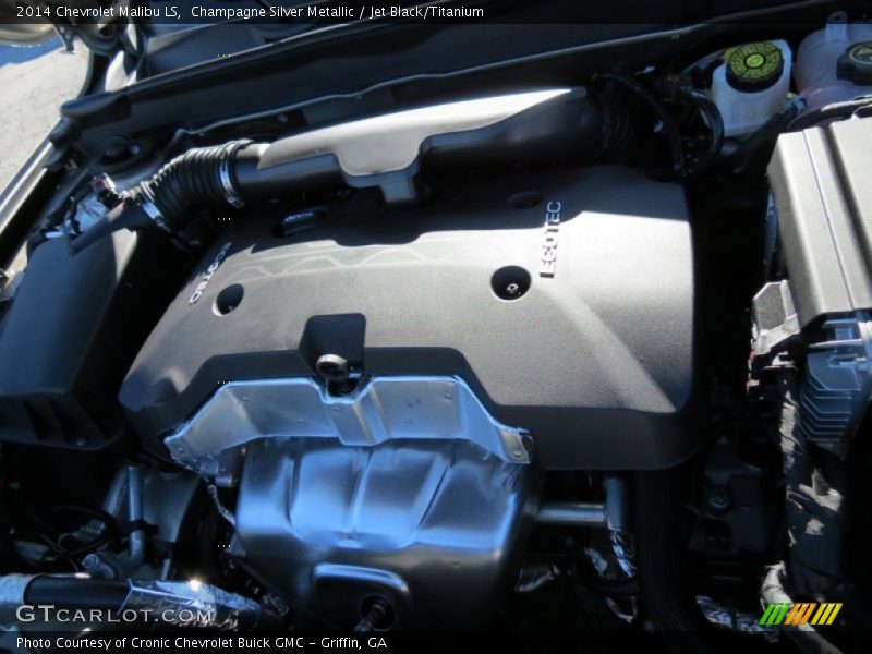 Champagne Silver Metallic / Jet Black/Titanium 2014 Chevrolet Malibu LS