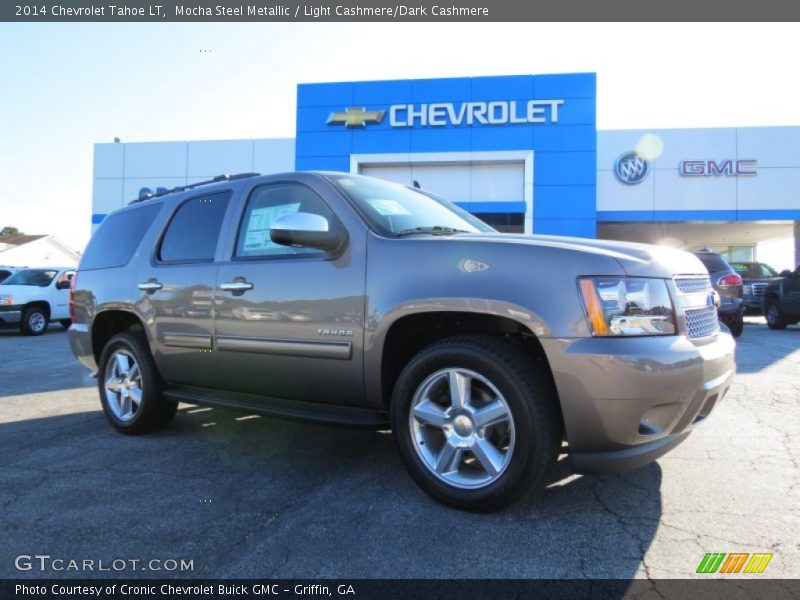 Mocha Steel Metallic / Light Cashmere/Dark Cashmere 2014 Chevrolet Tahoe LT