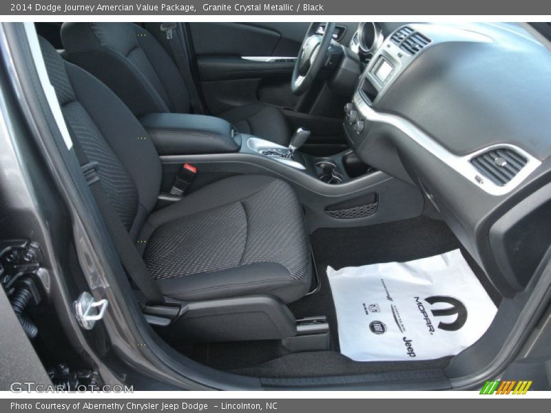 Granite Crystal Metallic / Black 2014 Dodge Journey Amercian Value Package