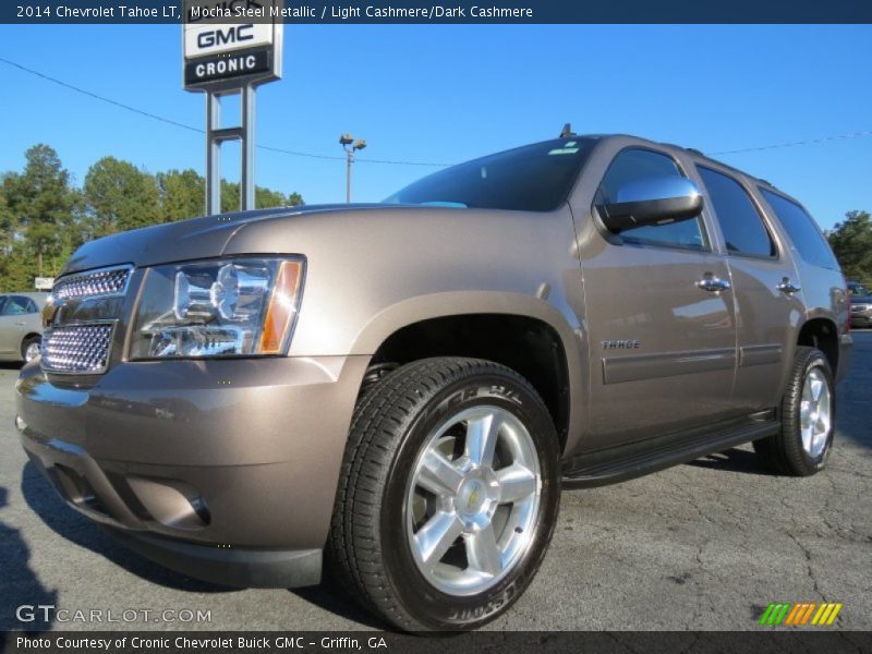 Mocha Steel Metallic / Light Cashmere/Dark Cashmere 2014 Chevrolet Tahoe LT