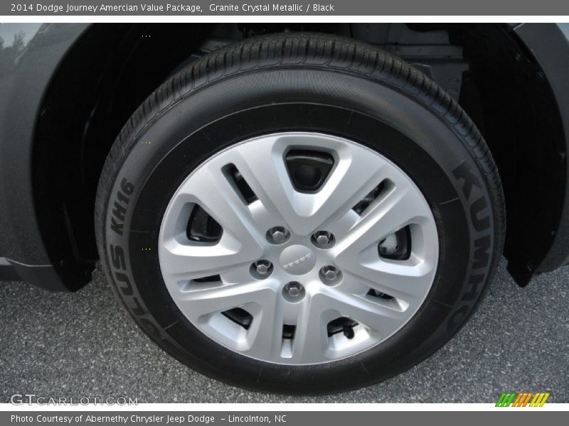 Granite Crystal Metallic / Black 2014 Dodge Journey Amercian Value Package