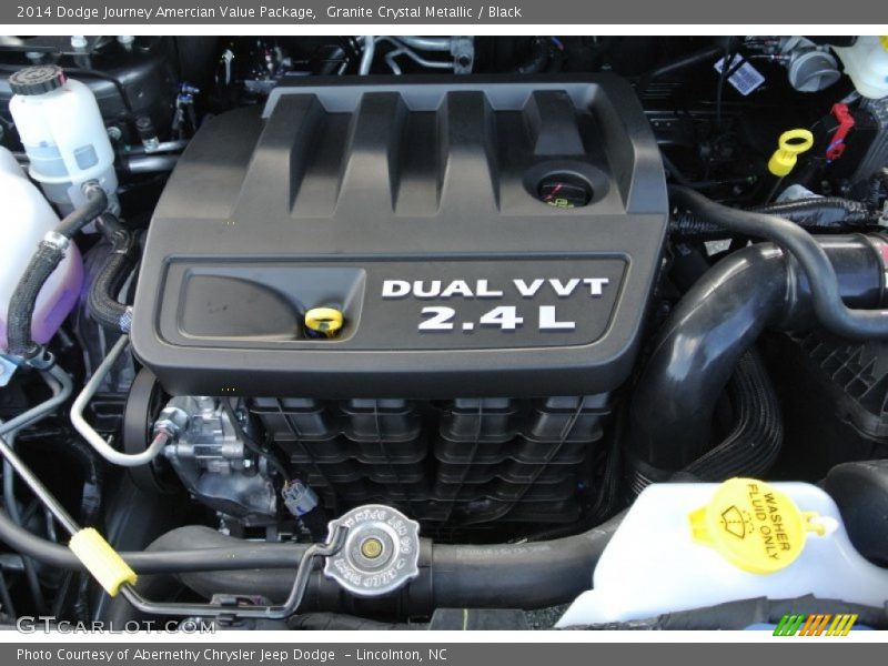 Granite Crystal Metallic / Black 2014 Dodge Journey Amercian Value Package
