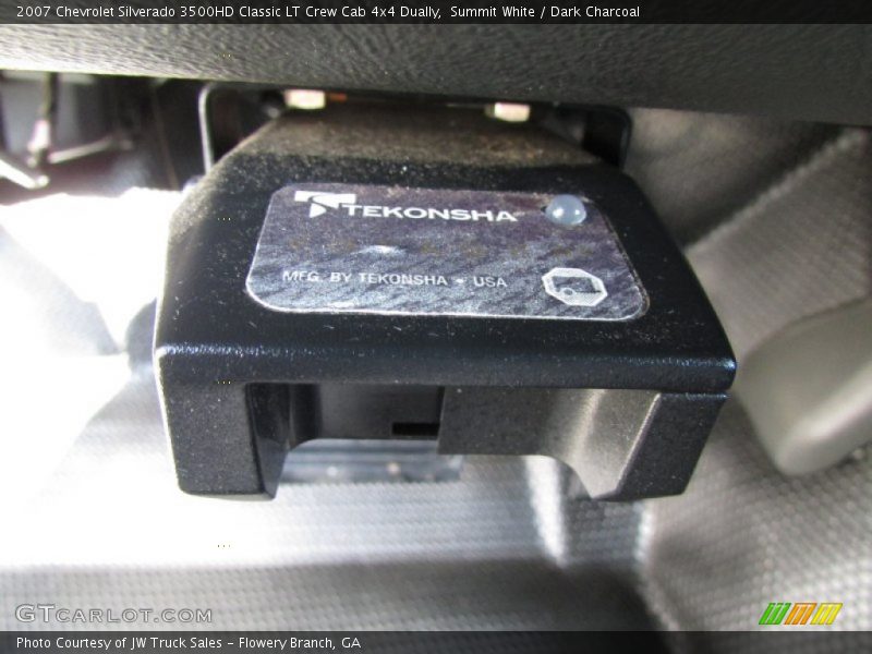 Summit White / Dark Charcoal 2007 Chevrolet Silverado 3500HD Classic LT Crew Cab 4x4 Dually