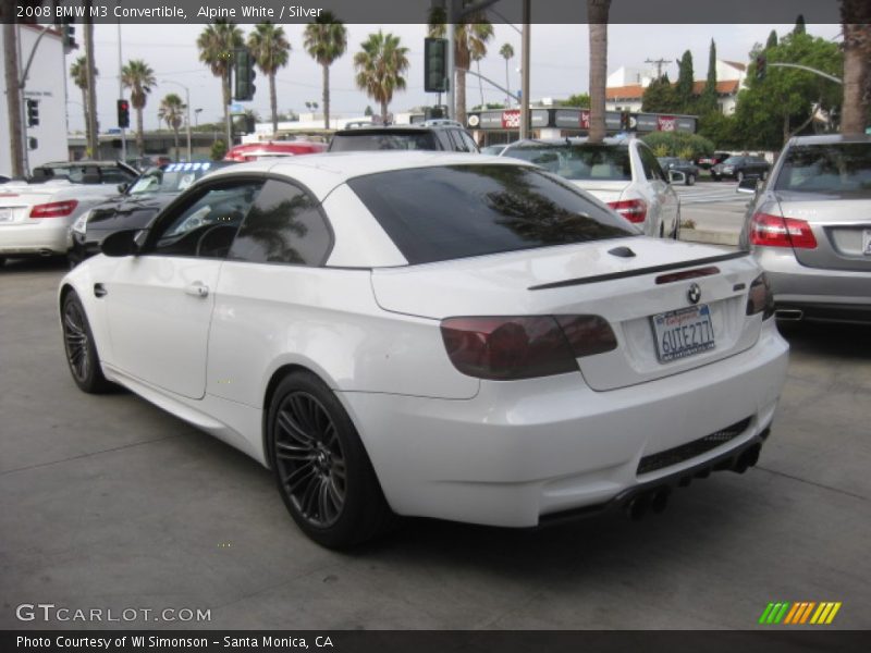 Alpine White / Silver 2008 BMW M3 Convertible