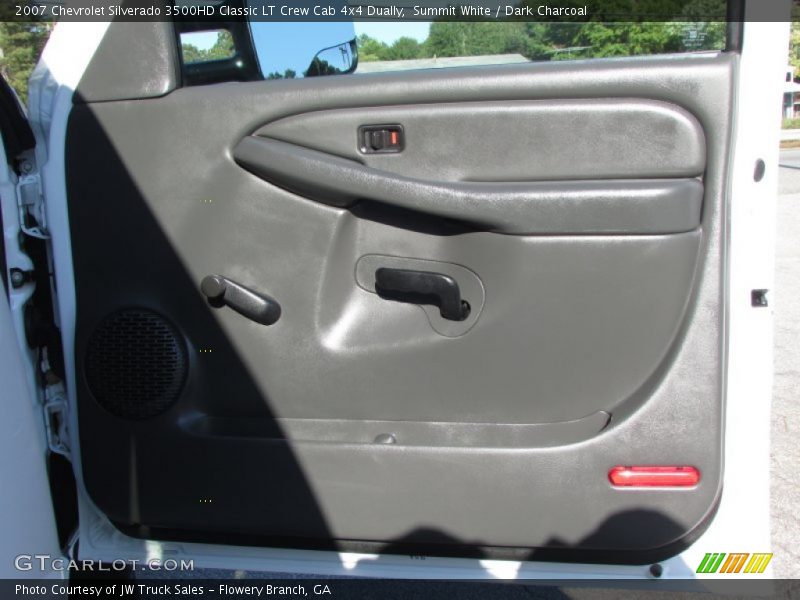 Summit White / Dark Charcoal 2007 Chevrolet Silverado 3500HD Classic LT Crew Cab 4x4 Dually