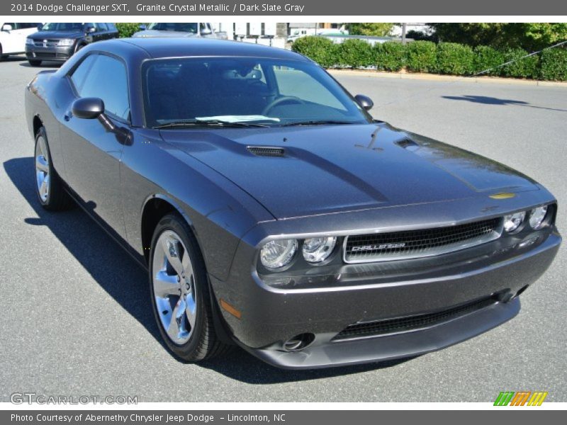 Granite Crystal Metallic / Dark Slate Gray 2014 Dodge Challenger SXT
