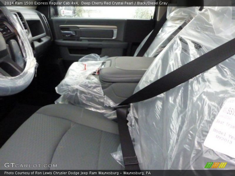 Deep Cherry Red Crystal Pearl / Black/Diesel Gray 2014 Ram 1500 Express Regular Cab 4x4