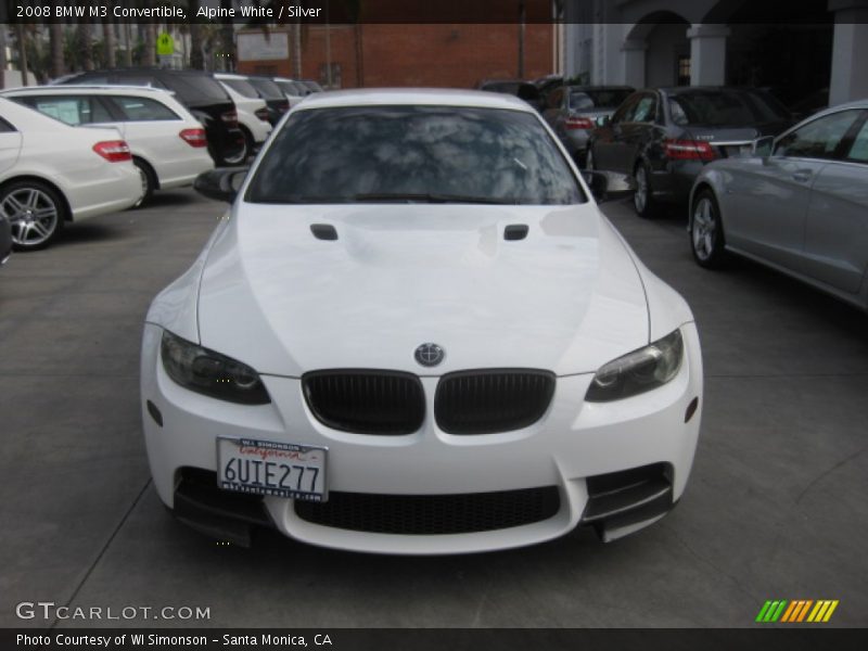 Alpine White / Silver 2008 BMW M3 Convertible