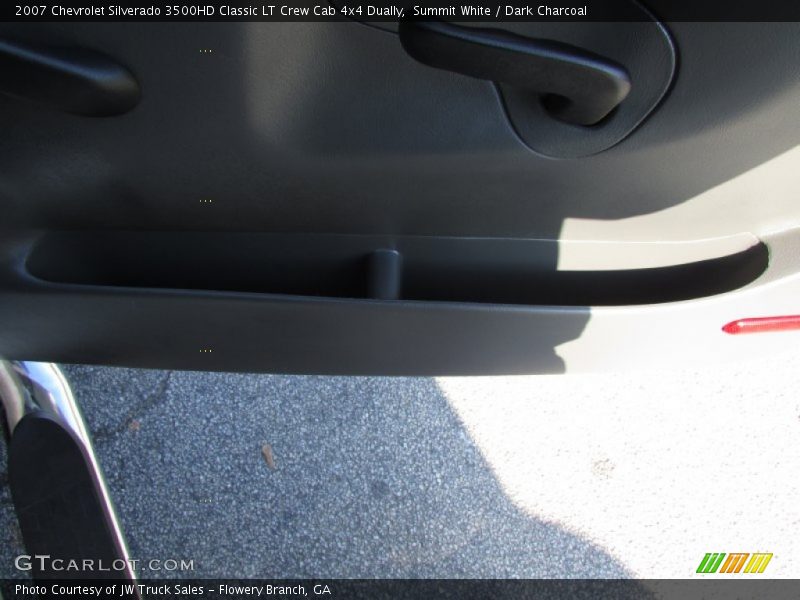 Summit White / Dark Charcoal 2007 Chevrolet Silverado 3500HD Classic LT Crew Cab 4x4 Dually
