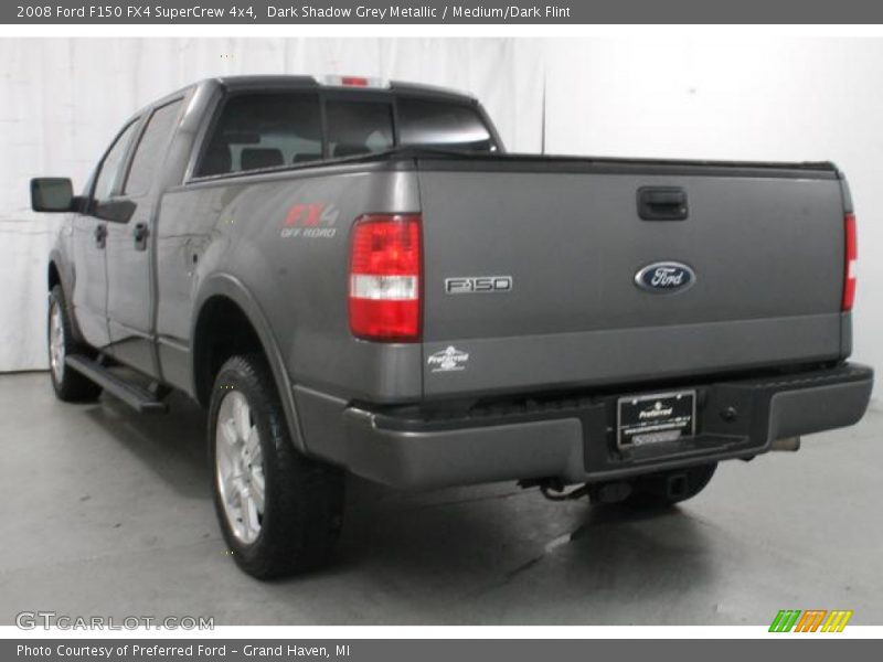 Dark Shadow Grey Metallic / Medium/Dark Flint 2008 Ford F150 FX4 SuperCrew 4x4