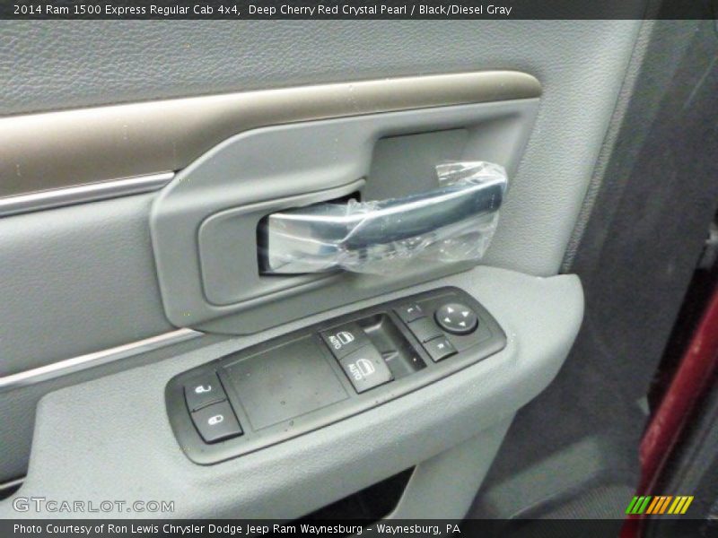 Deep Cherry Red Crystal Pearl / Black/Diesel Gray 2014 Ram 1500 Express Regular Cab 4x4