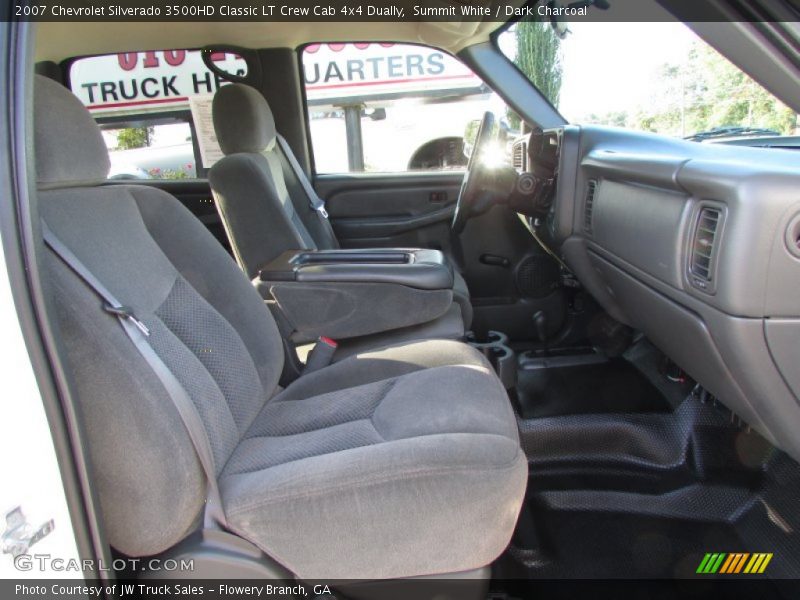 Summit White / Dark Charcoal 2007 Chevrolet Silverado 3500HD Classic LT Crew Cab 4x4 Dually
