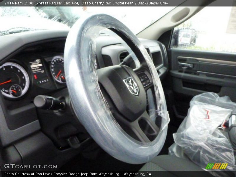 Deep Cherry Red Crystal Pearl / Black/Diesel Gray 2014 Ram 1500 Express Regular Cab 4x4