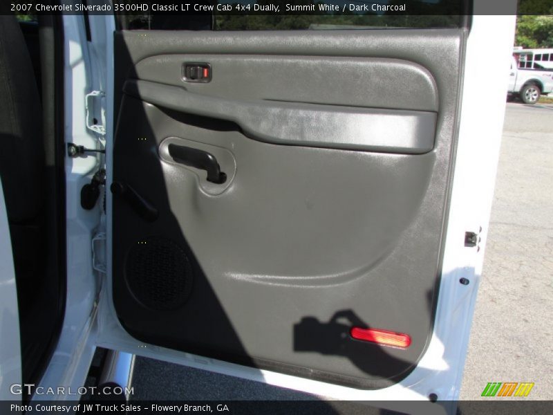 Summit White / Dark Charcoal 2007 Chevrolet Silverado 3500HD Classic LT Crew Cab 4x4 Dually