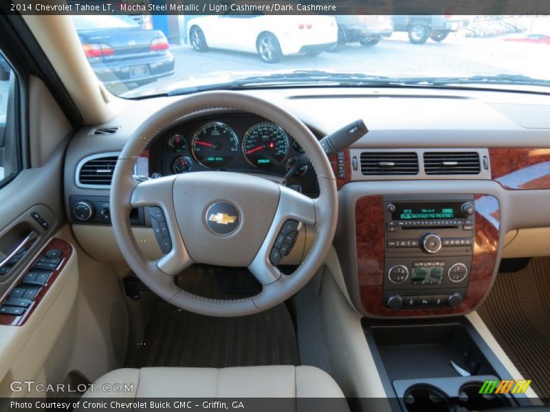 Mocha Steel Metallic / Light Cashmere/Dark Cashmere 2014 Chevrolet Tahoe LT