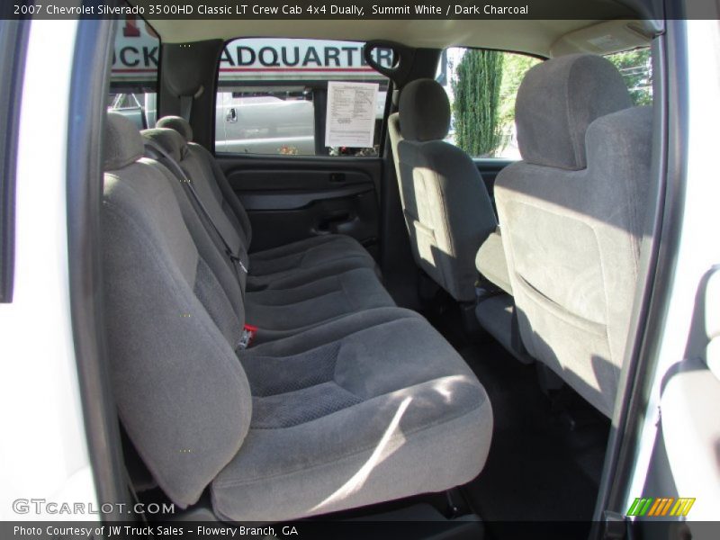 Summit White / Dark Charcoal 2007 Chevrolet Silverado 3500HD Classic LT Crew Cab 4x4 Dually