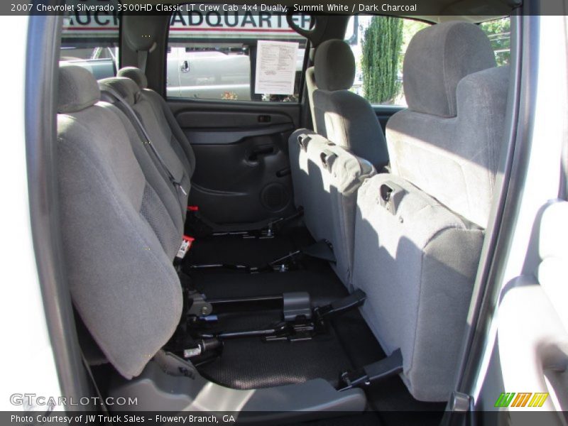 Summit White / Dark Charcoal 2007 Chevrolet Silverado 3500HD Classic LT Crew Cab 4x4 Dually