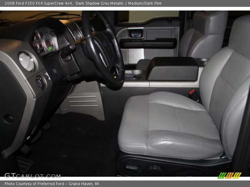 Dark Shadow Grey Metallic / Medium/Dark Flint 2008 Ford F150 FX4 SuperCrew 4x4