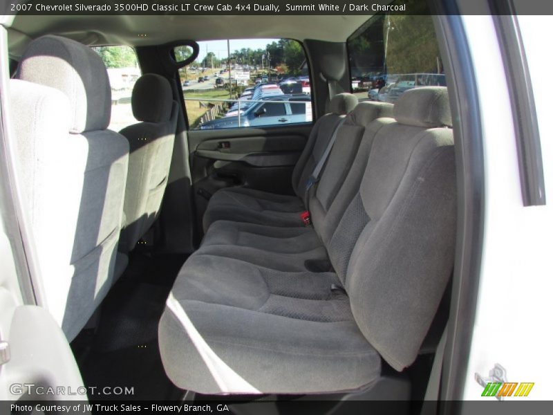 Summit White / Dark Charcoal 2007 Chevrolet Silverado 3500HD Classic LT Crew Cab 4x4 Dually