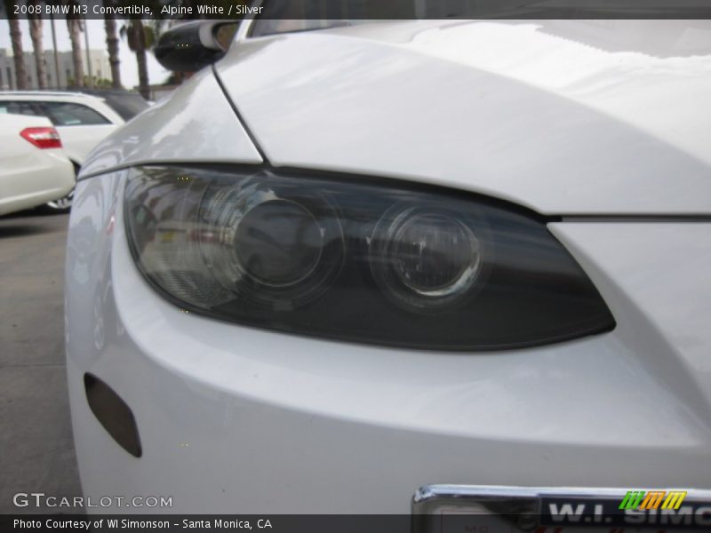Alpine White / Silver 2008 BMW M3 Convertible
