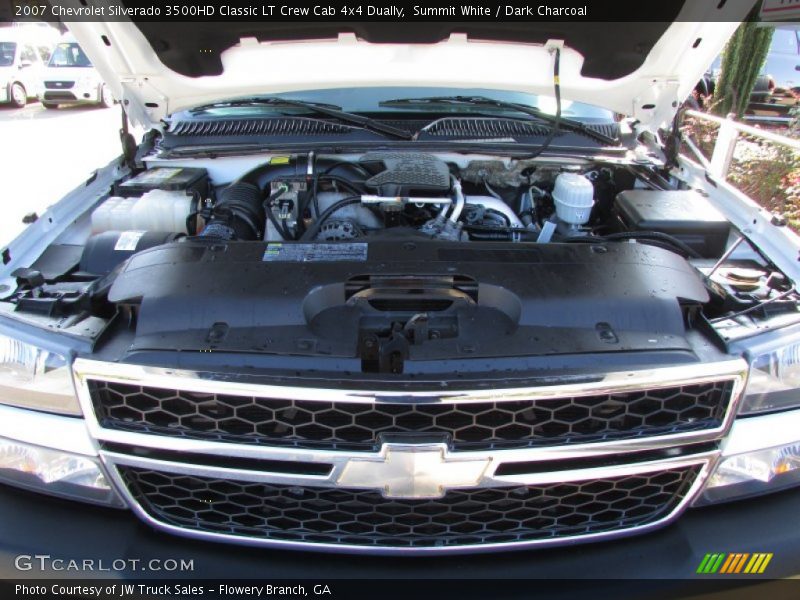 Summit White / Dark Charcoal 2007 Chevrolet Silverado 3500HD Classic LT Crew Cab 4x4 Dually