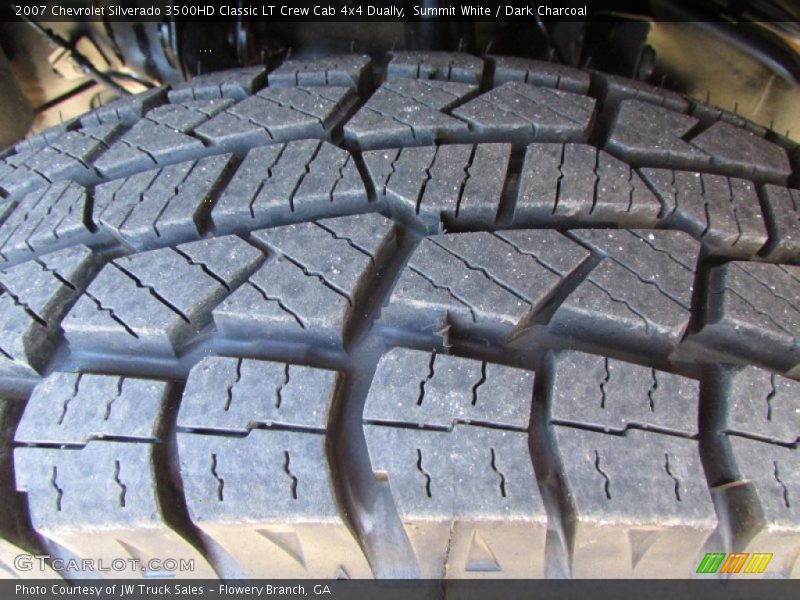 Summit White / Dark Charcoal 2007 Chevrolet Silverado 3500HD Classic LT Crew Cab 4x4 Dually