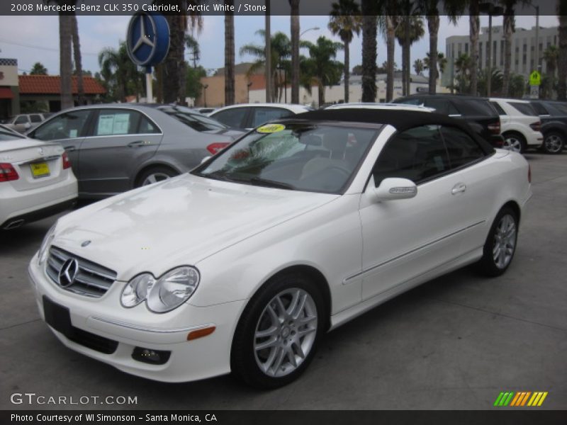 Front 3/4 View of 2008 CLK 350 Cabriolet