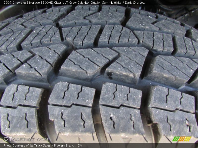 Summit White / Dark Charcoal 2007 Chevrolet Silverado 3500HD Classic LT Crew Cab 4x4 Dually