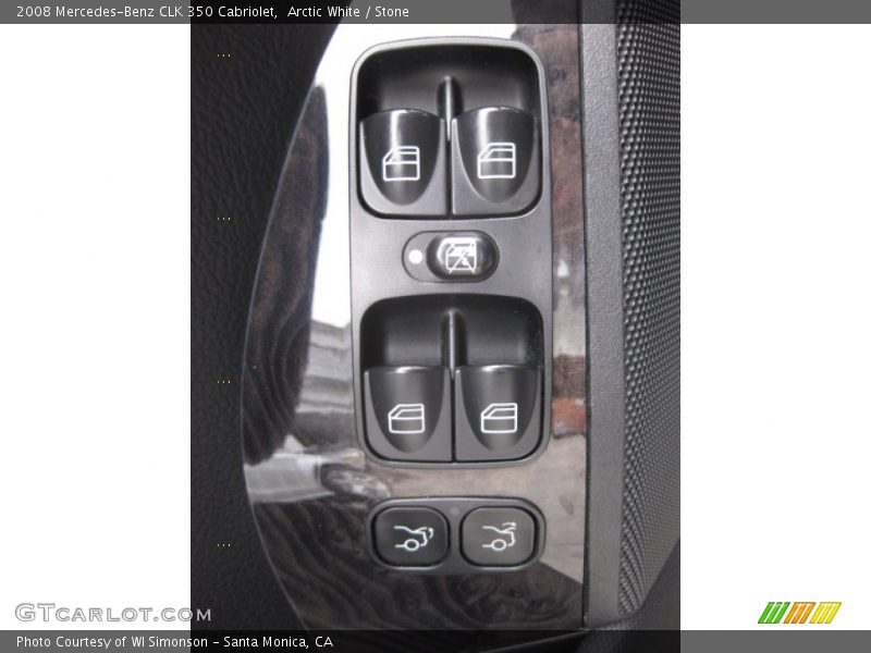 Controls of 2008 CLK 350 Cabriolet