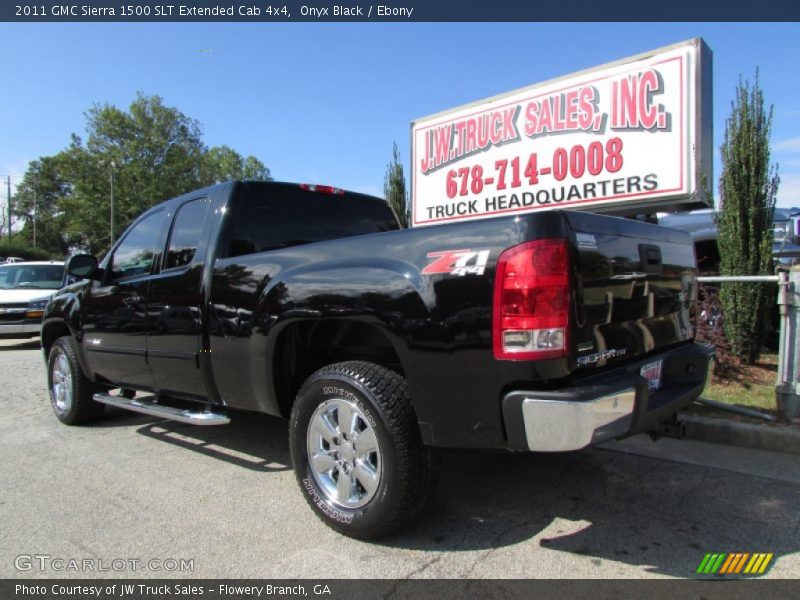 Onyx Black / Ebony 2011 GMC Sierra 1500 SLT Extended Cab 4x4