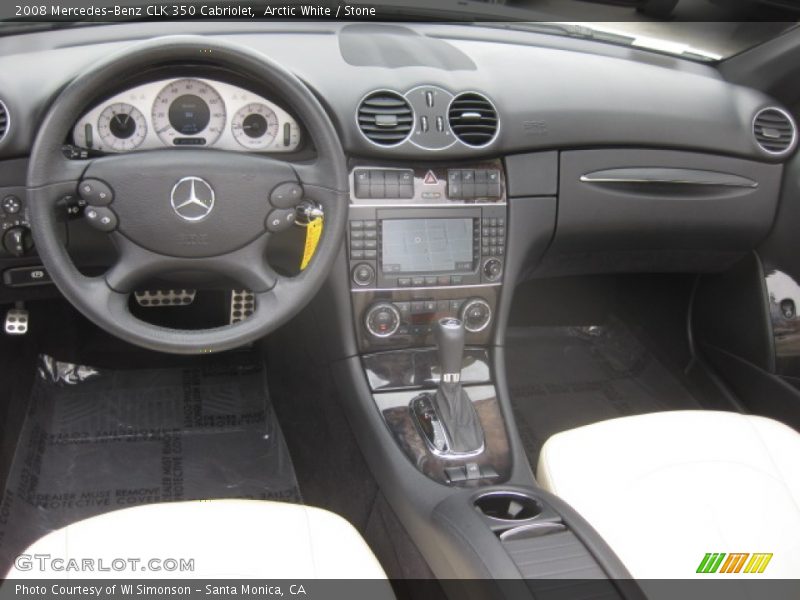 Stone Interior - 2008 CLK 350 Cabriolet 